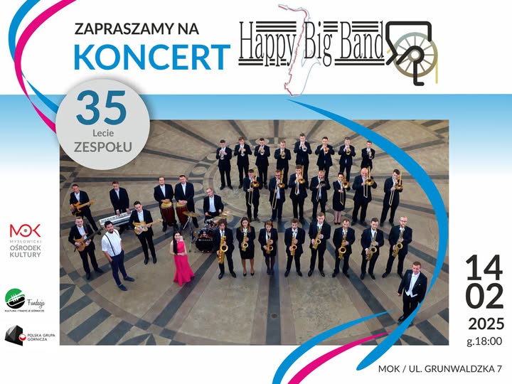 Happy Big Band świętuje 35-lecie! Niezwykły koncert w Mysłowicach już w Walentynki