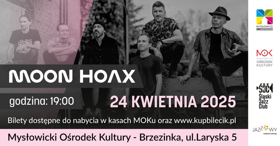 Czwartek Jazzowy z Gwiazdą: Moon Hoax w MOK Brzezinka