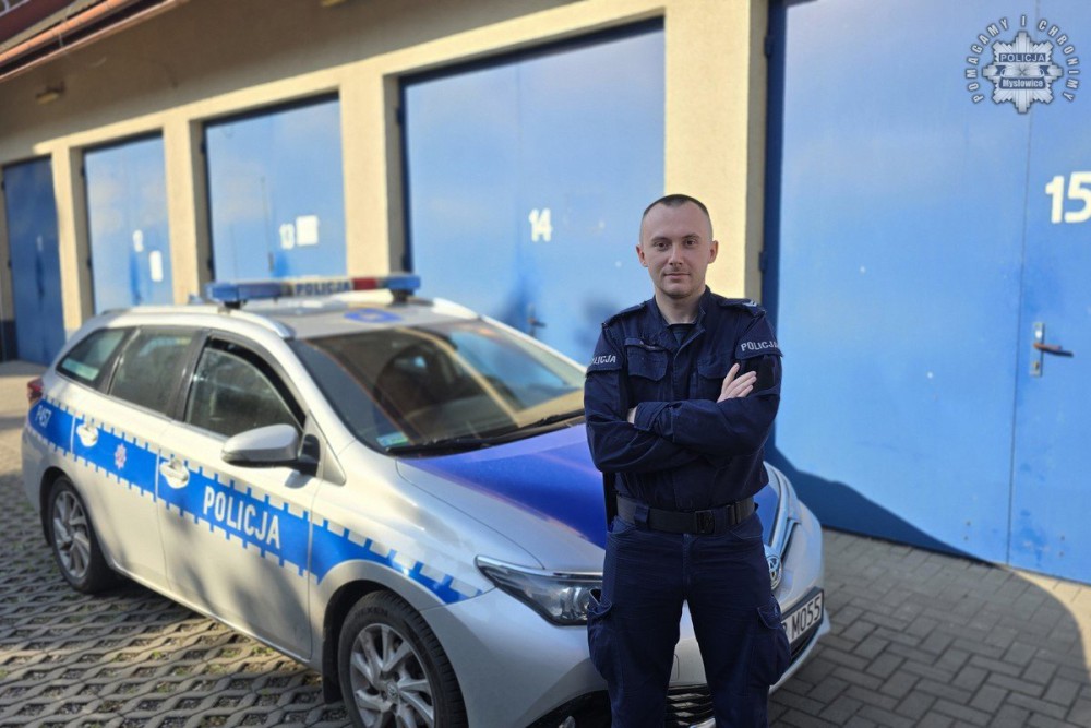Mysłowicki policjant w akcji po godzinach. Poszukiwany trafił za kratki